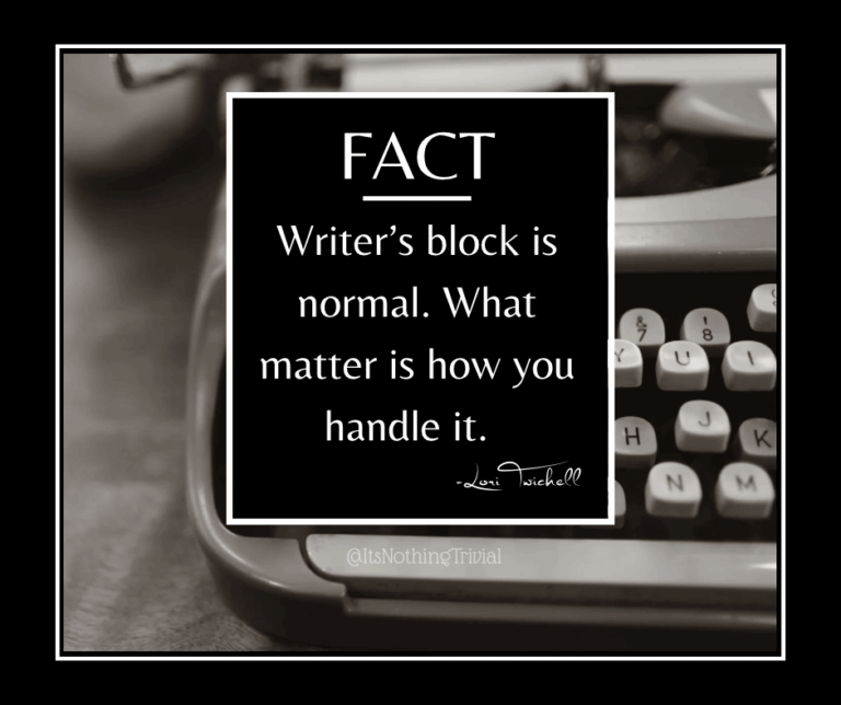 Writer’s block is normal. It’s all about how you handle it.